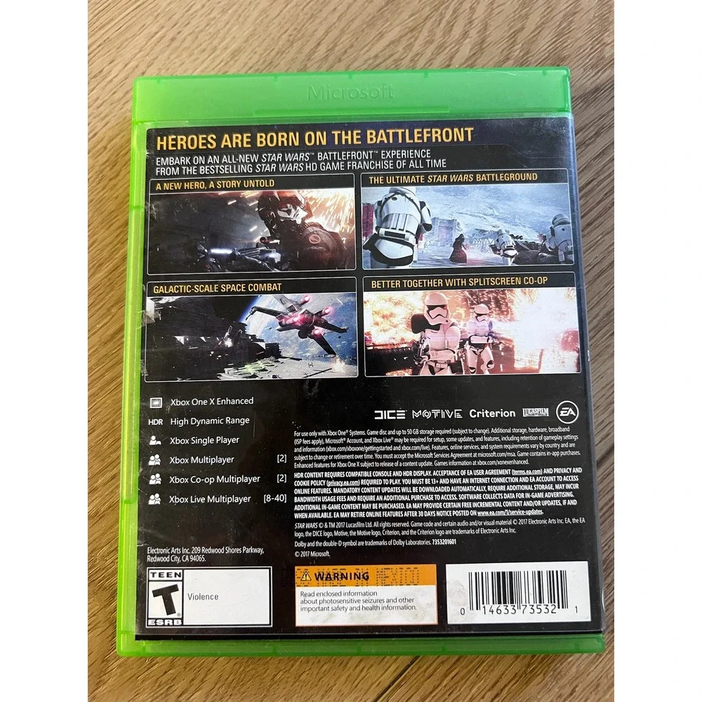 Star Wars Battlefront II Video Game for Xbox‎ One